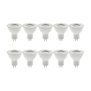 لامپ هالوژن ال ای دی 7 وات زانیس مدل سوزنی لنزی پایه MR16 بسته 10 عددی 