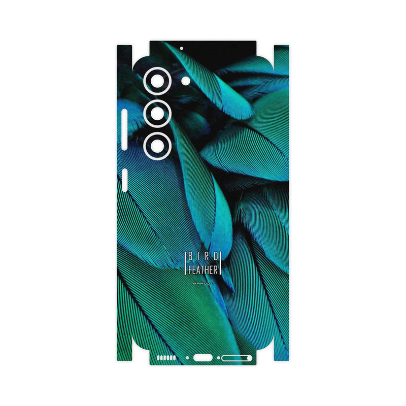 برچسب پوششی ماهوت مدل Green Feather-FullSkin مناسب برای گوشی موبایل سامسونگ Galaxy S23
