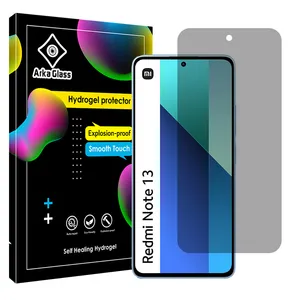 Arka Glass Tough model privacy screen protector suitable for Xiaomi Redmi Note 13 4G mobile phone 
