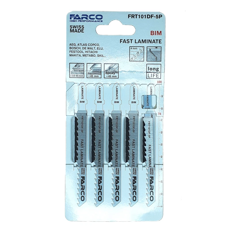 تیغه اره عمودبر فارکو مدل FRT101Df-5P مجموعه 5 عددی