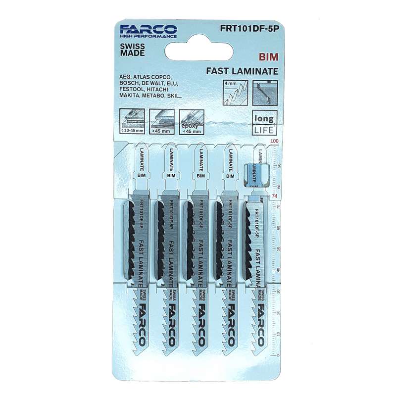 تیغه اره عمودبر فارکو مدل FRT101Df-5P مجموعه 5 عددی