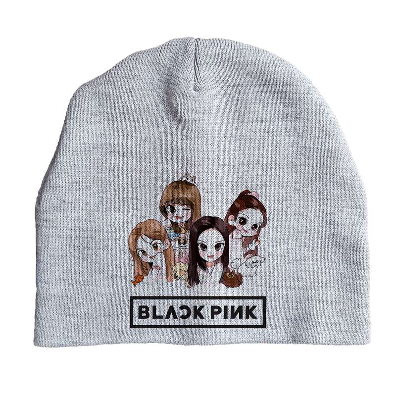 کلاه بافتنی مدل Black Pink 002