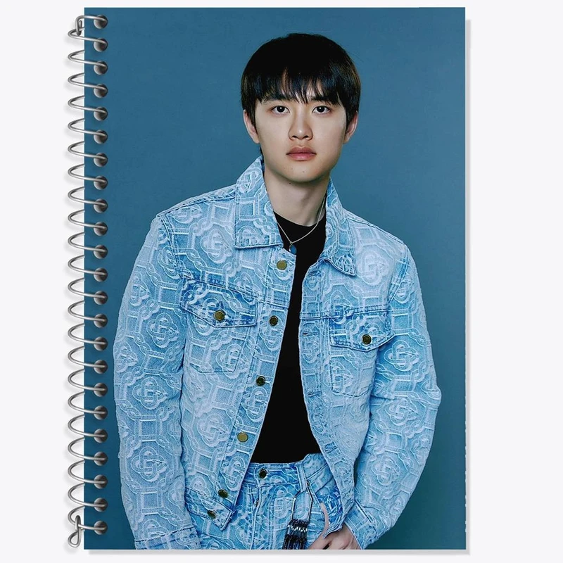 دفتر زبان 50 برگ خندالو مدل سه خط طرح دی او گروه اکسو EXO کد 13377