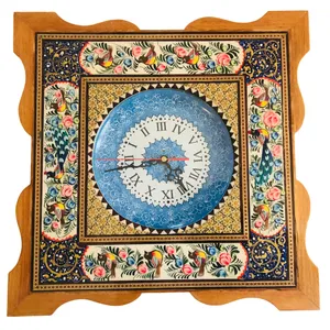ساعت دیواری خاتم کاری مدل کمیکس 3