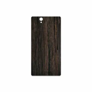MAHOOT Burned Wood Cover Sticker for Sony Xperia X