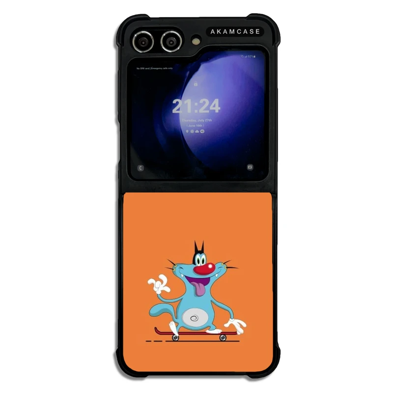 کاور آکام مدل AMC-WSGZFLIP5-OGGY-8 مناسب برای گوشی موبایل سامسونگ Galaxy Z Flip 5