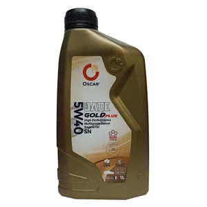 روغن موتور خودرو بنزینی، توربوشارژ، هیبریدی اسکار مدل 5W40 API SN  SN 5W-40 حجم 1 لیتر