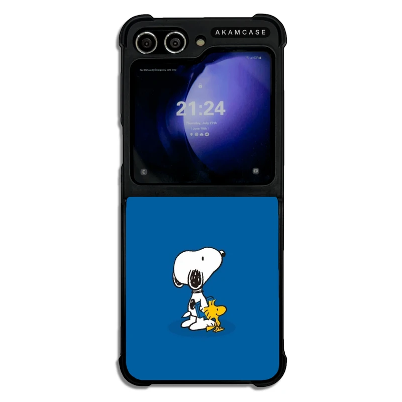 کاور آکام مدل AMC-WSGZFLIP5-SNOOPY-37 مناسب برای گوشی موبایل سامسونگ Galaxy Z Flip 5