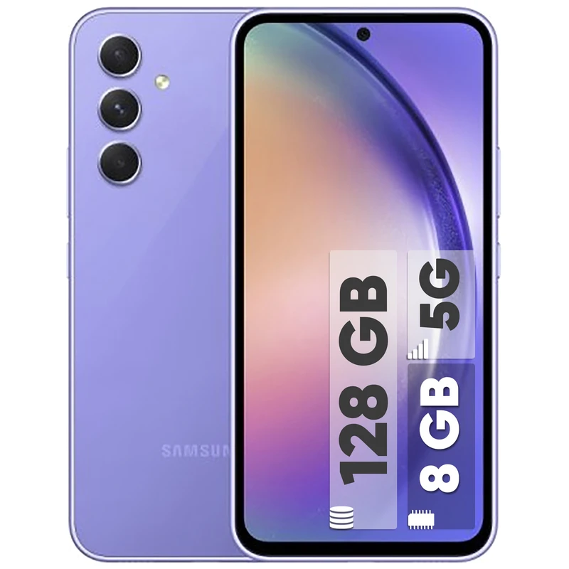گوشی موبایل سامسونگ مدل Galaxy A54 5G دو سیم کارت ظرفیت 128 گیگابایت و رم 8 گیگابایت به همراه شارژر سامسونگ