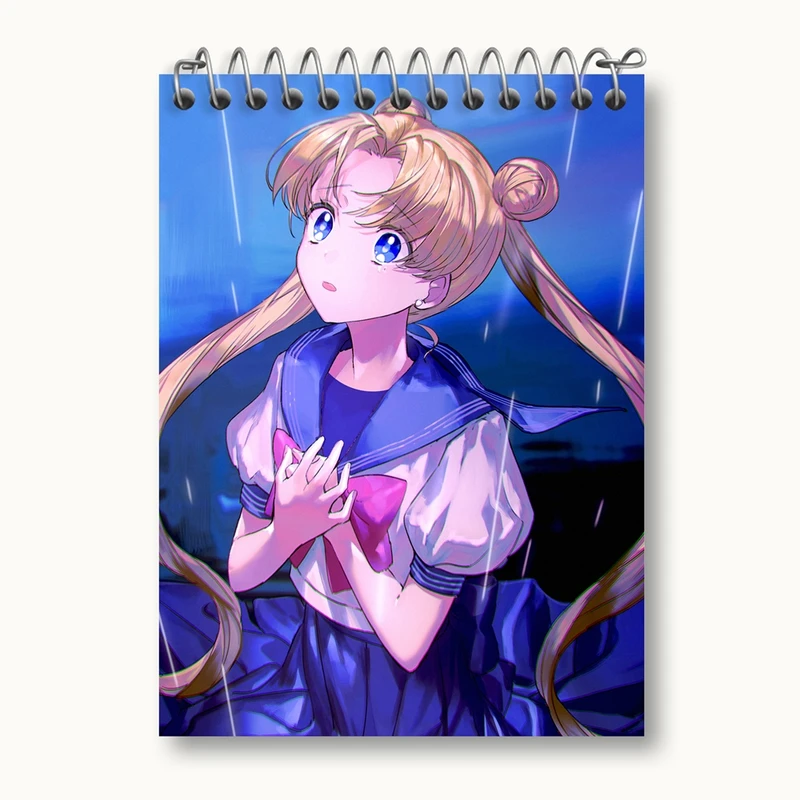 دفتر یادداشت 50 برگ خندالو مدل اوساگی تسوکینو انیمه Sailor Moon کد 17420