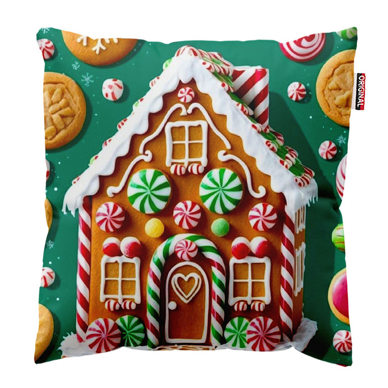 کوسن پاد آفرین طرح کریسمس کد 2652 سایز 30*30 سانتی متر