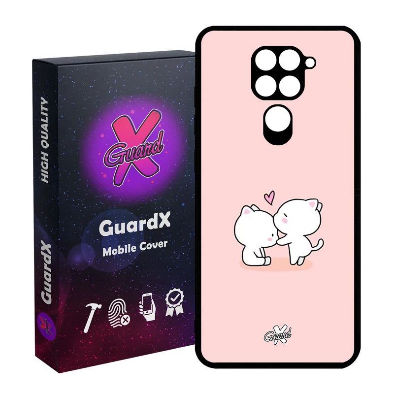 کاور گارد ایکس طرح عشق مدل Glass10373 مناسب برای گوشی موبایل شیائومی Redmi Note 9