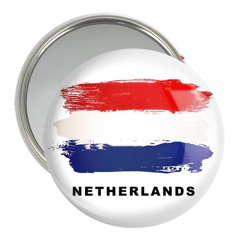 آینه جیبی خندالو مدل پرچم هلند  کد 20469