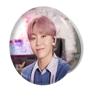 آینه جیبی خندالو طرح سونگ کوان گروه سونتین Seventeen مدل تاشو کد 21621 