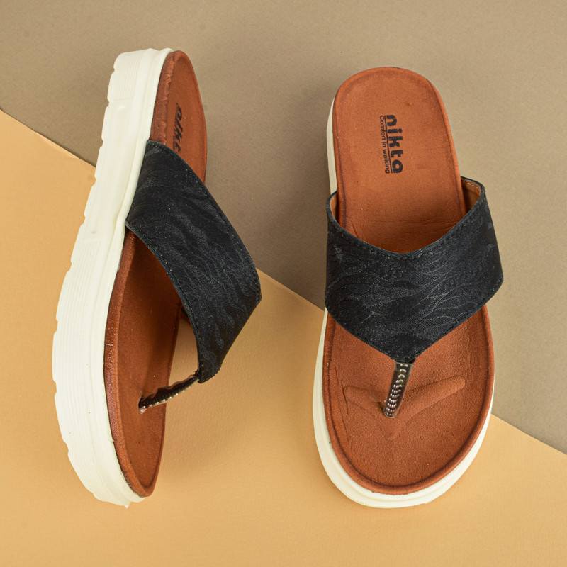 دمپایی لاانگشتی زنانه نیکتا مدل لیون کد BK.2957