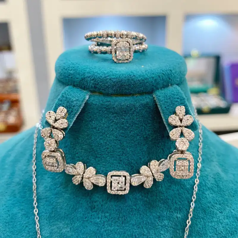 سرویس نقره زنانه مدل دستساز با روکش رادیوم 436-1