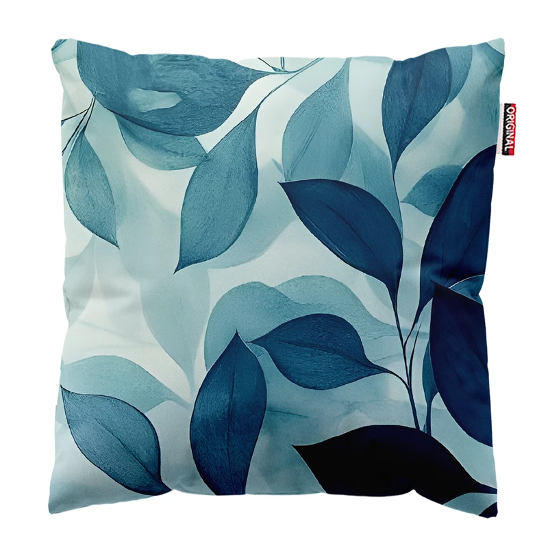 کوسن پاد آفرین مدل مینیمال طرح گل و برگ کد PK303662 سایز 30*30 سانتی متر