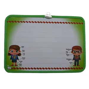 تخته وایت برد آرین نویس طرح مداد راهنما سایز 24*34 سانتی متر