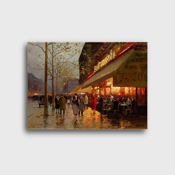 تابلو شاسی مدل پیادروی کافه کد S060011