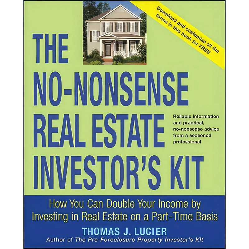 کتاب The No-Nonsense Real Estate Investors Kit اثر Thomas J. Lucier انتشارات Wiley