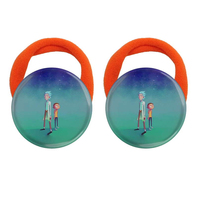 کش مو زنانه مدل انیمیشن ریک و مورتی کد S15108 بسته دو عددی