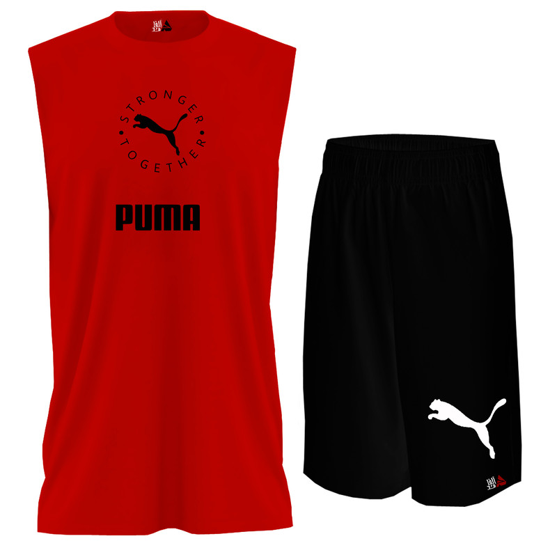 ست تاپ و شلوارک مردانه مدل PUMA کد BTPG017
