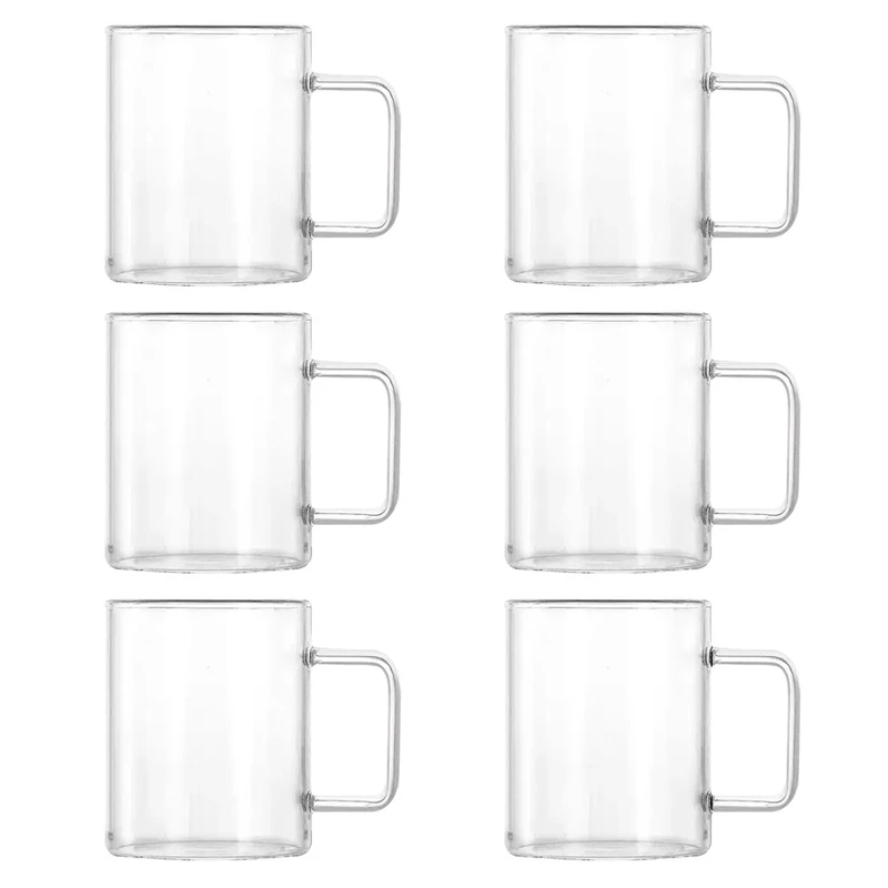 فنجان دلی مدل استوانه کد 220ML بسته 6 عددی