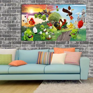 تابلو شاسی کودک مدل Angry Birds کد 13