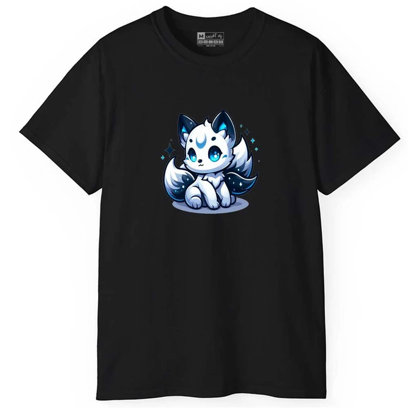 تی شرت آستین کوتاه مردانه پاد آفرین مدل گرگ کد 0510