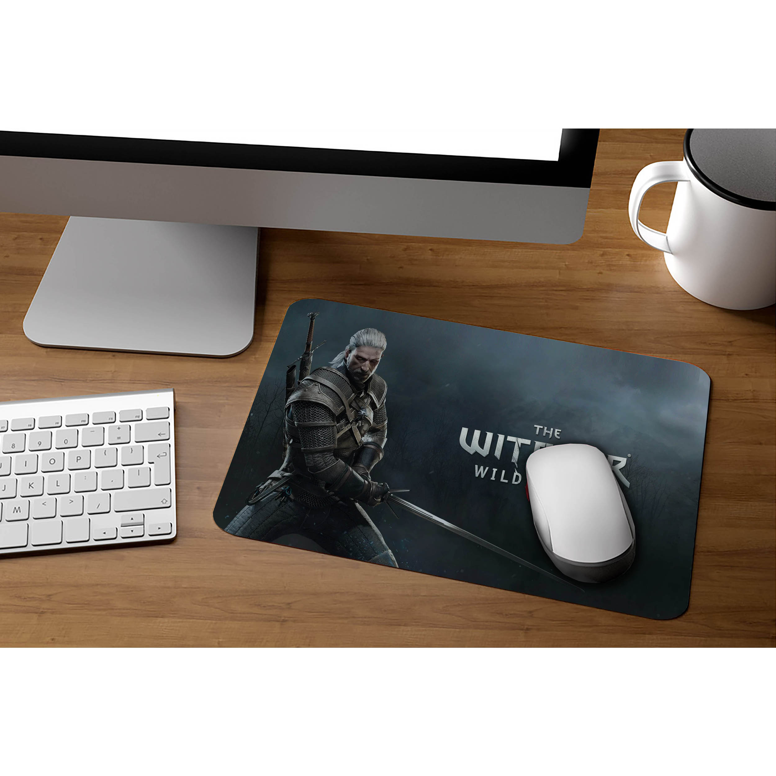 ماوس پد طرح ویچر وایلد هانت مدل mpb41