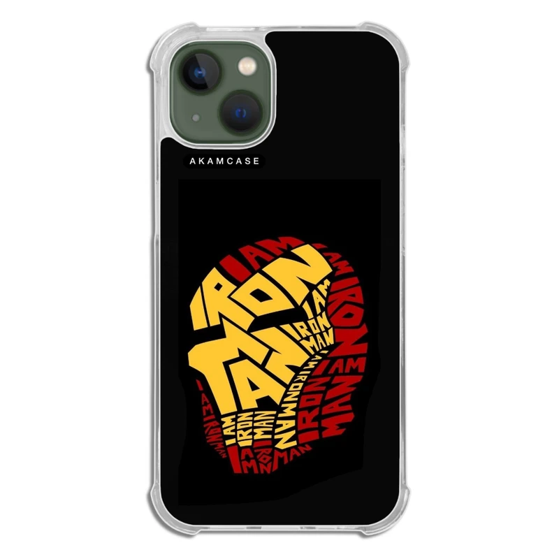 کاور آکام مدل AMCWTA13-IRON MAN3 مناسب برای گوشی موبایل اپل iPhone 13