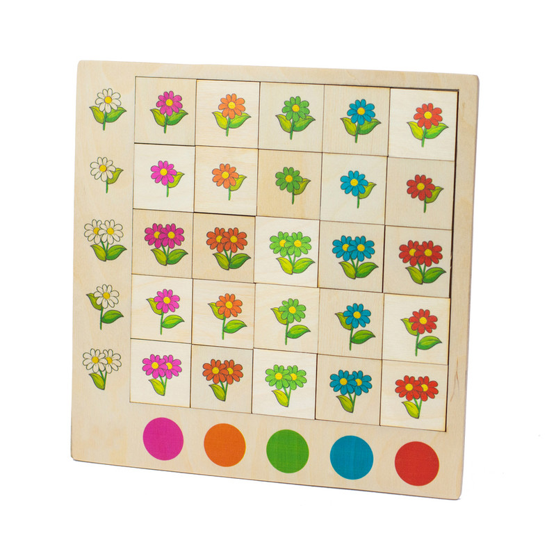 بازی آموزشی مدل گل ها