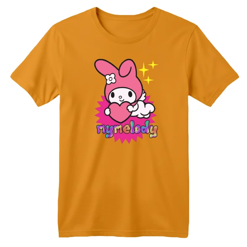 تی‌شرت آستین کوتاه لانگ بچگانه مدل ملودی کد 4