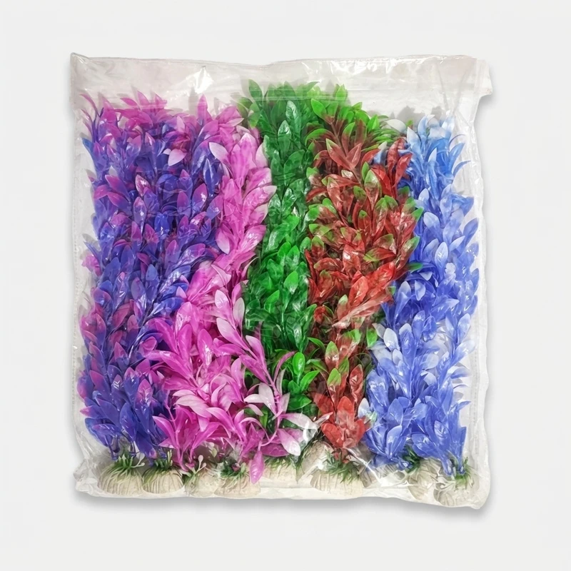 گیاه تزیینی آکواریوم مدل 30CM بسته 10 عددی