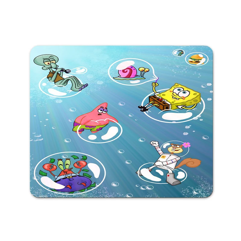 ماوس پد مدل باب اسفنجی و پاتریک و دوستان کد 0330