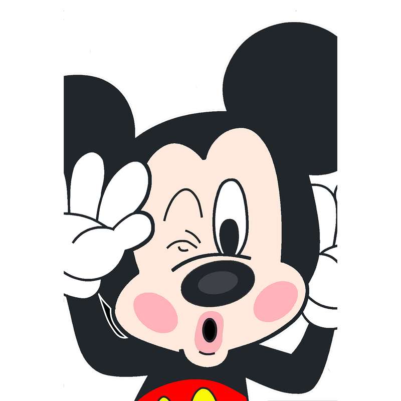 استیکر تزئینی موبایل مدل MR. Micky