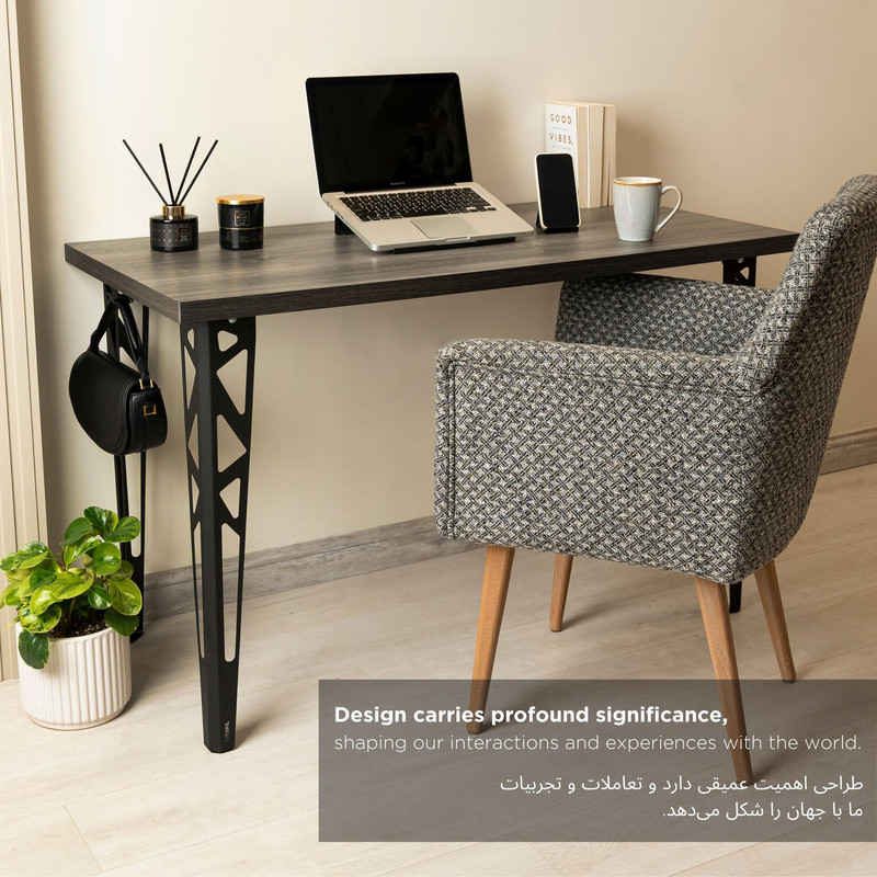 میز کامپیوتر دینیال مدل هندسی کد DN12060