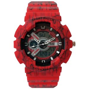 ساعت مچی عقربه‌ای مردانه مدل اسپرت ورزشی دوزمانه کد 10