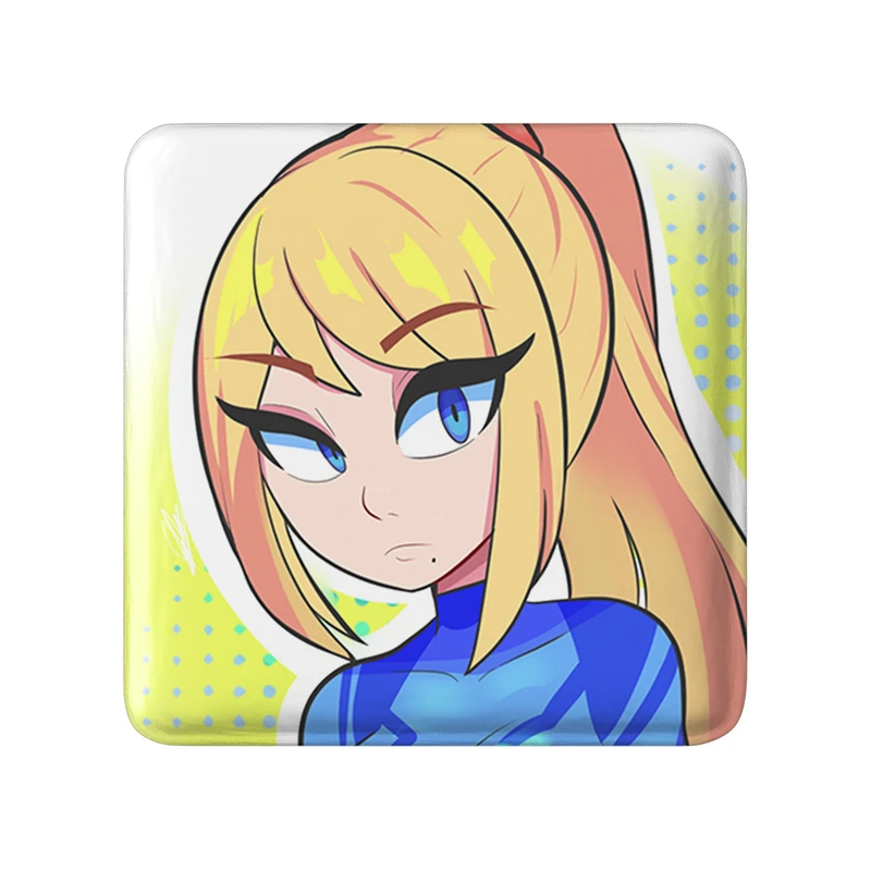 پیکسل خندالو طرح بازی متروید (Metroid) مدل مربعی کد 35692