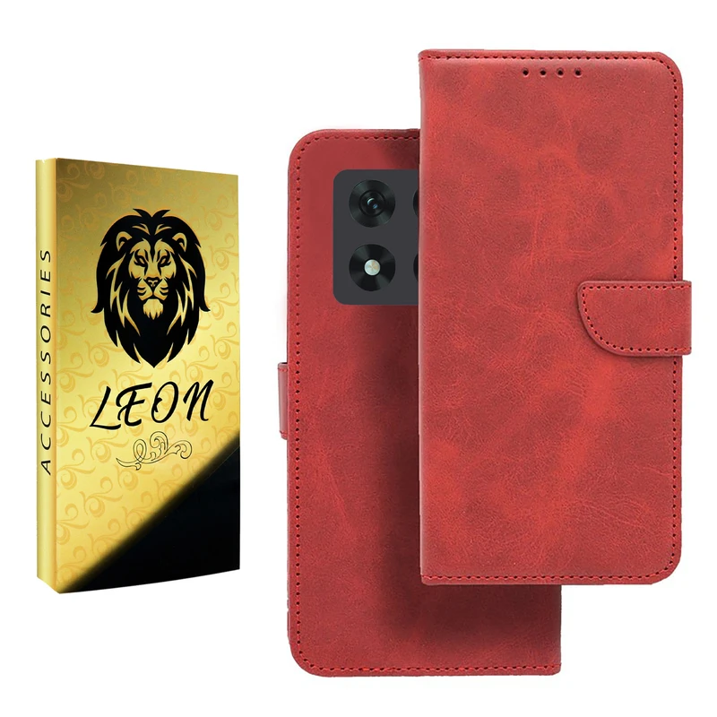 کیف کلاسوری لئون مدل Khoshi Yo مناسب برای گوشی موبایل شیائومی Redmi Note 14 Pro 5G