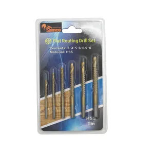 مته برش سامکو مدل YP-HSS مجموعه 6 عددی