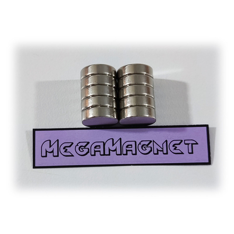 آهن ربا مدل نئودیمیوم دیسک D10x3 بسته 10 عددی