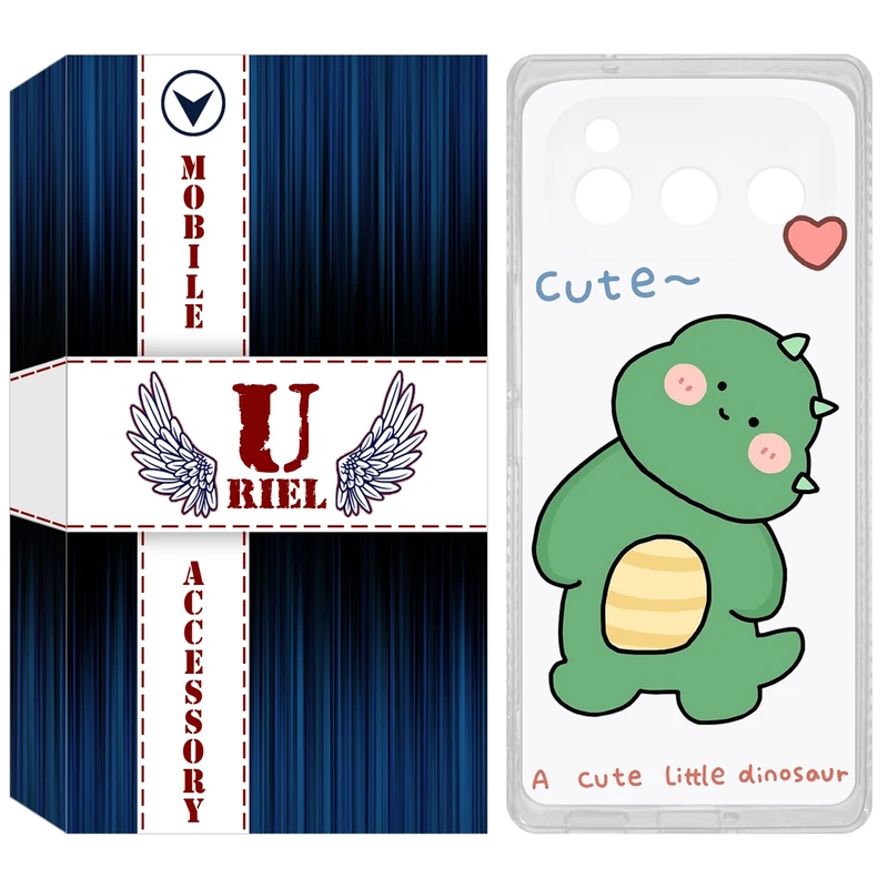 کاور یوریل مدل Clear کد 3 طرح دایناسور مناسب برای گوشی موبایل داریا Bond