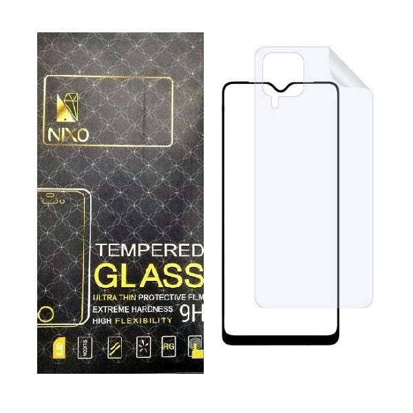 محافظ صفحه نمایش نیکسو مدل 2FN مناسب برای گوشی موبایل سامسونگ Galaxy A12 Nacho به همراه محافظ پشت گوشی