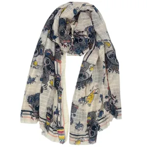 شال زنانه مدل نخی عروسکی 