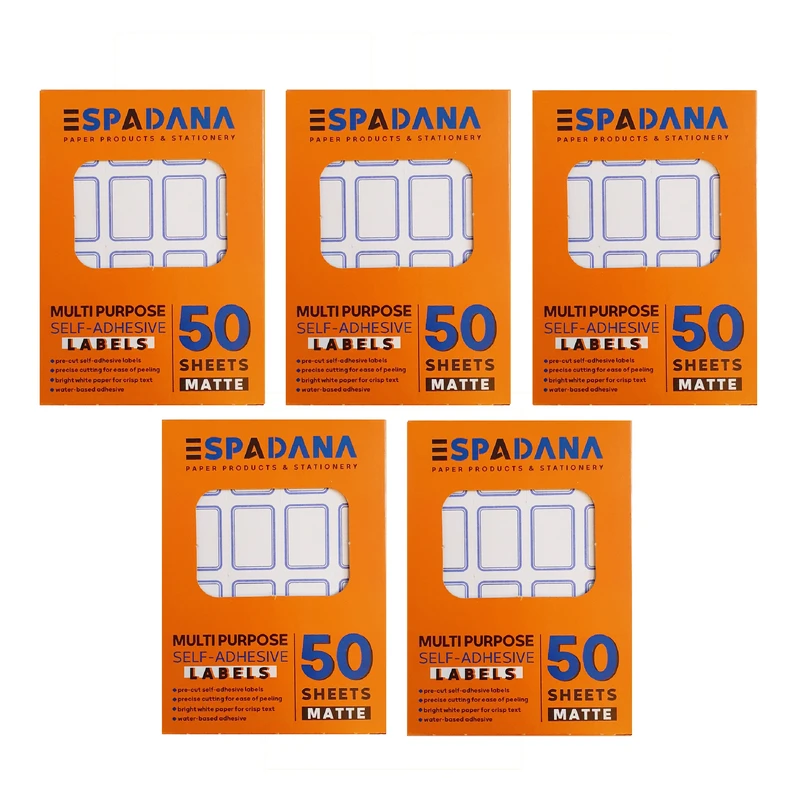 برچسب اسپادانا کد 107 مجموعه 250 عددی