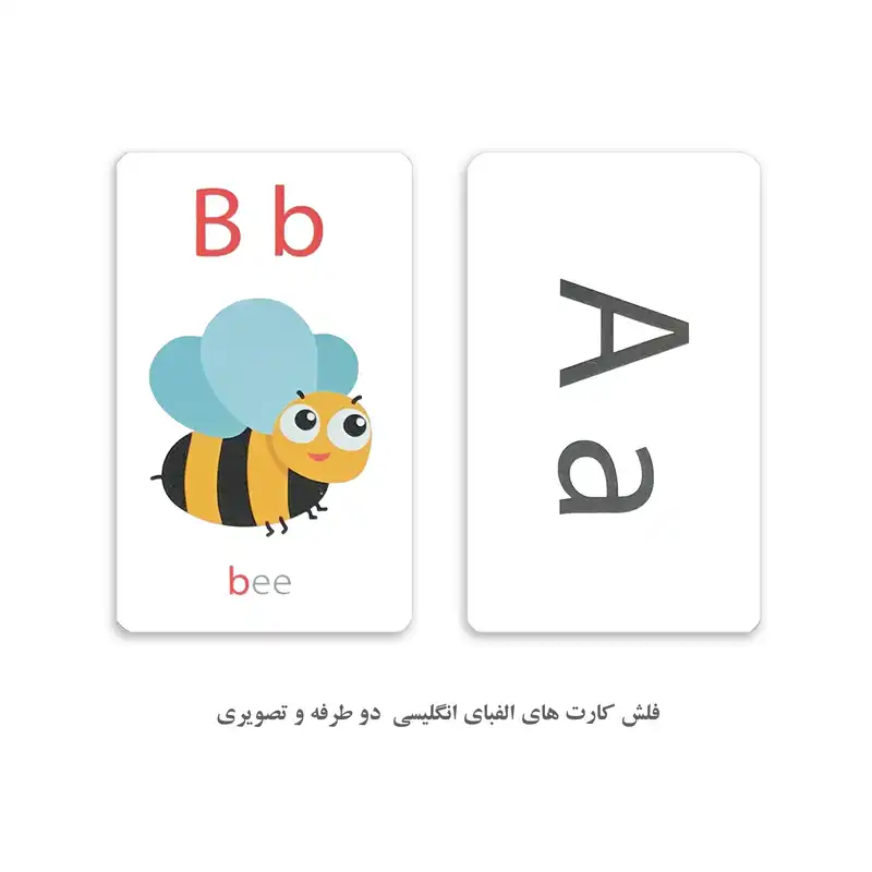 فلش کارت الفبای انگلیسی نشر فرشیم