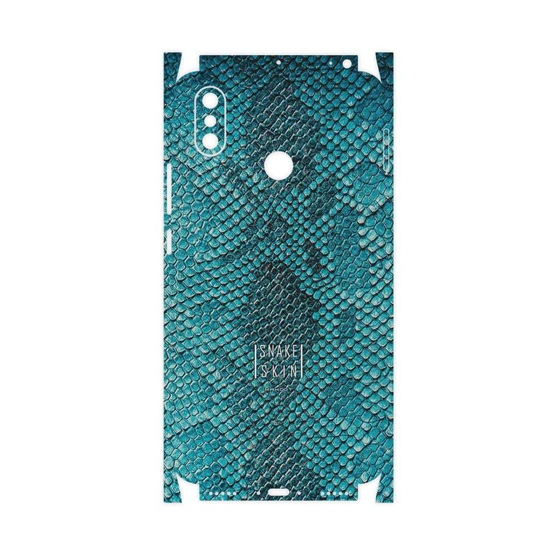 برچسب پوششی ماهوت مدل Blue Snake Skin-FullSkin مناسب برای گوشی موبایل شیائومی Mi Max 3