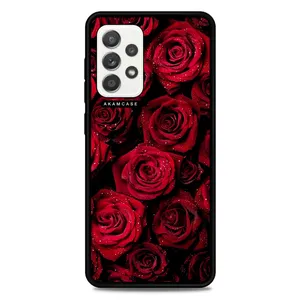 AKAM AMC-WSGA52-FLOWERS-35 Cover For Samsung Galaxy A52