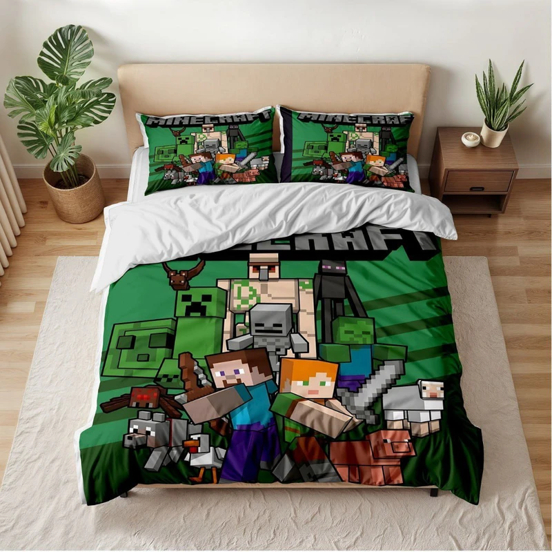 سرویس خواب 1 نفر 5 تکه مدل  مدل ماینکرافت Minecraft کد  310